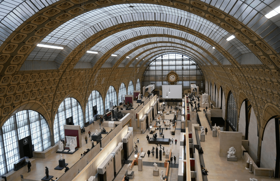 Musee D'Orsay museum interiors