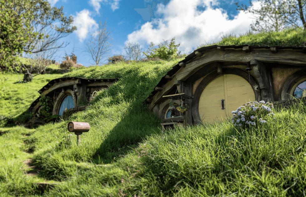 Hobbiton Movie Set - a great option for a day trip from Auckland