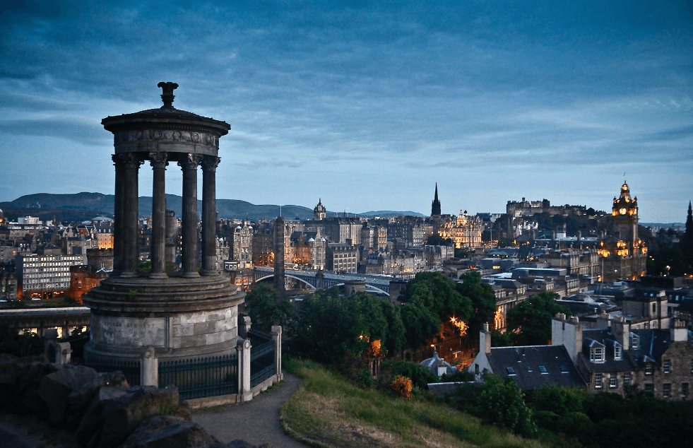 Edinburgh - one of the most popular cities to visit in the UK.