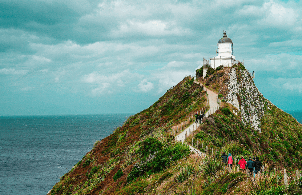 The Nugget Point Lighthouse in the Catlins