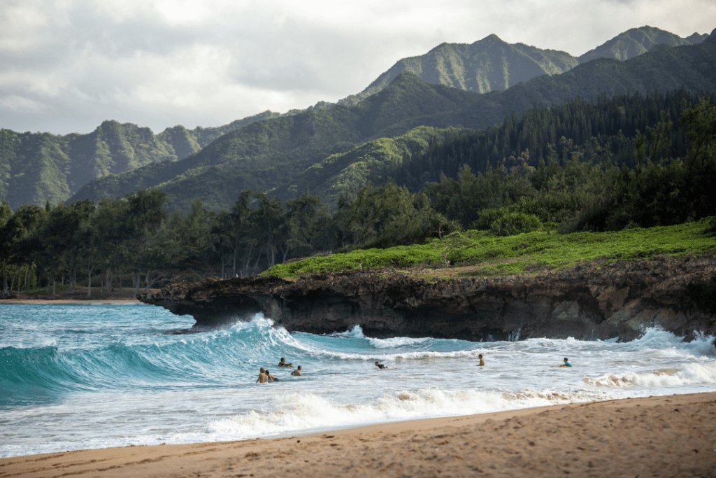 A stunning scenery in Hawaii