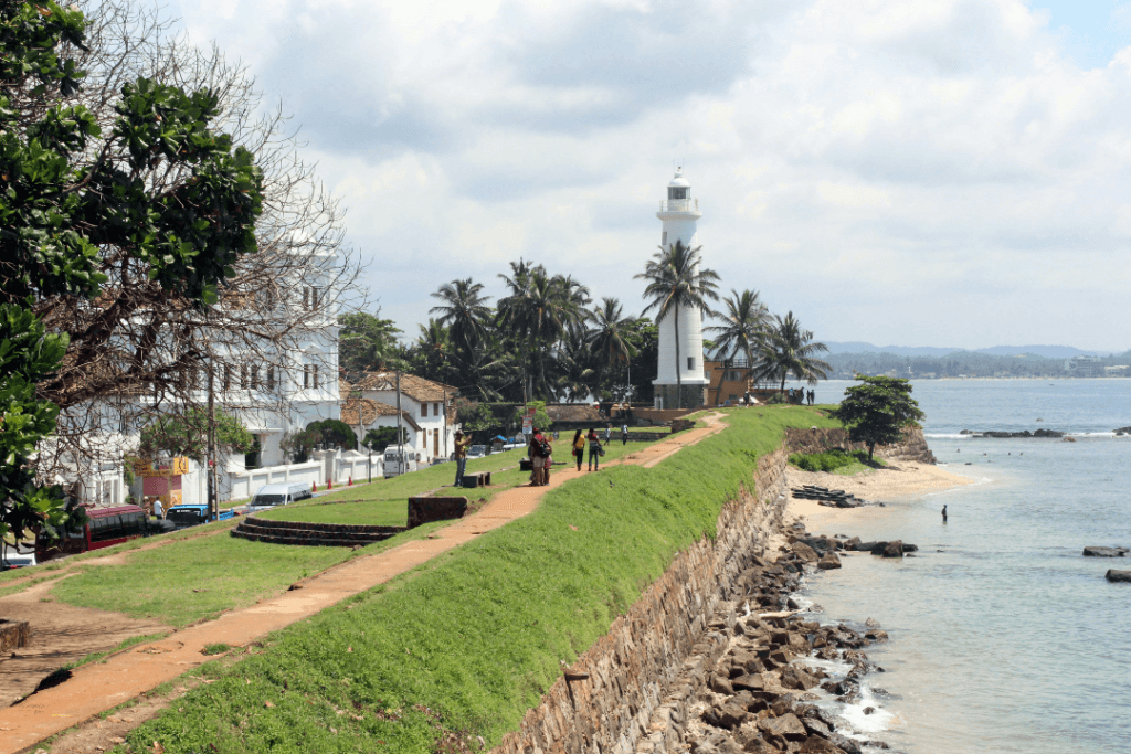 The historic city of Galle in Sri Lanka
