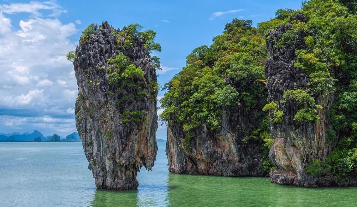 James Bond Island in Phuket, Thailand