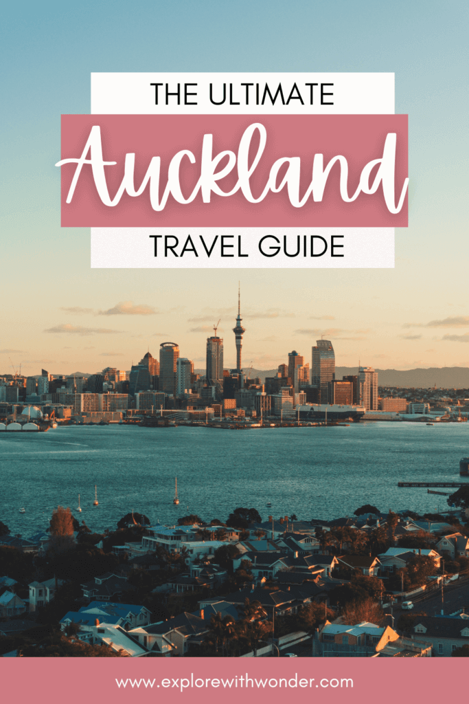 Auckland travel guide Pinterest pin