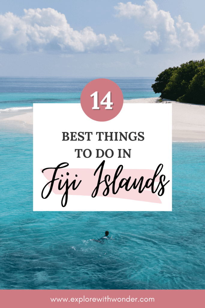 The best things to do in Fiji Pinterest Pin