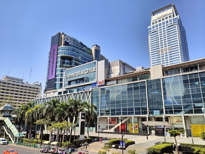 Centralworld shopping mall in Bangkok. The capital's malls are an important part of local life and they also make Bangkok worth visiting