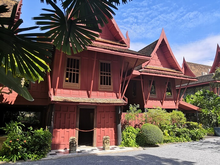 The exterior of Jim Thompson House