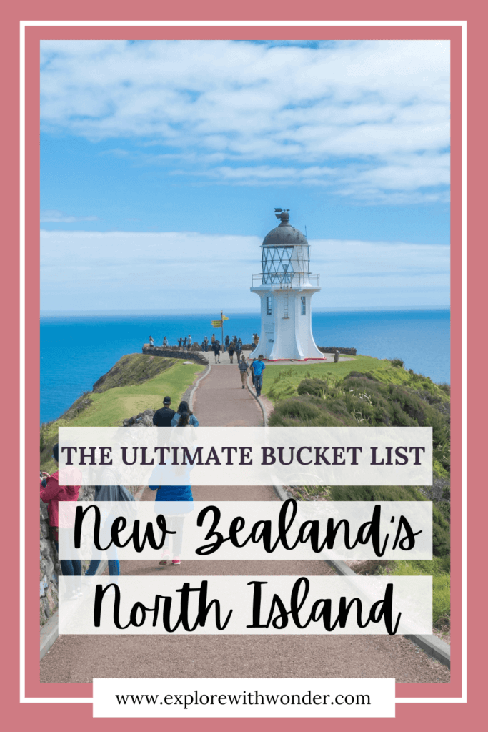 New Zealand's North Island Bucket List Pinterest Pin