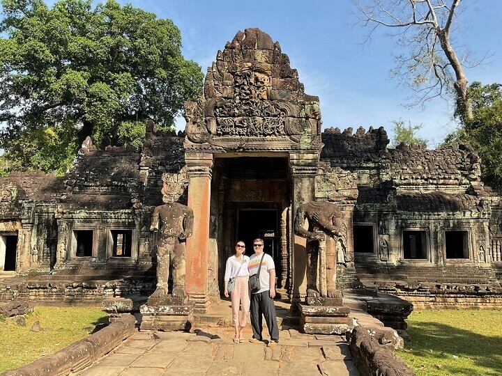 Preah Khan temple in Angkor