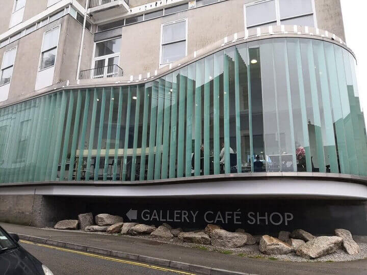 The Exchange Art Gallery in Penzance, Cornwall