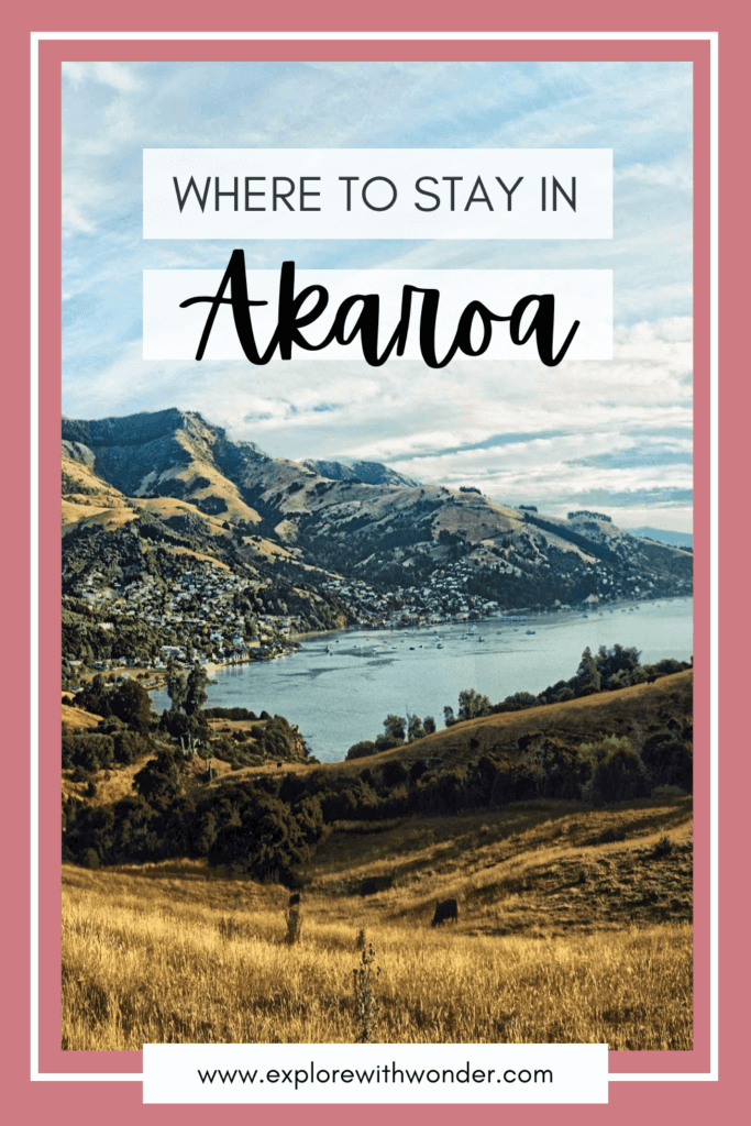 Where to Stay in Akaroa Pinterest Pin