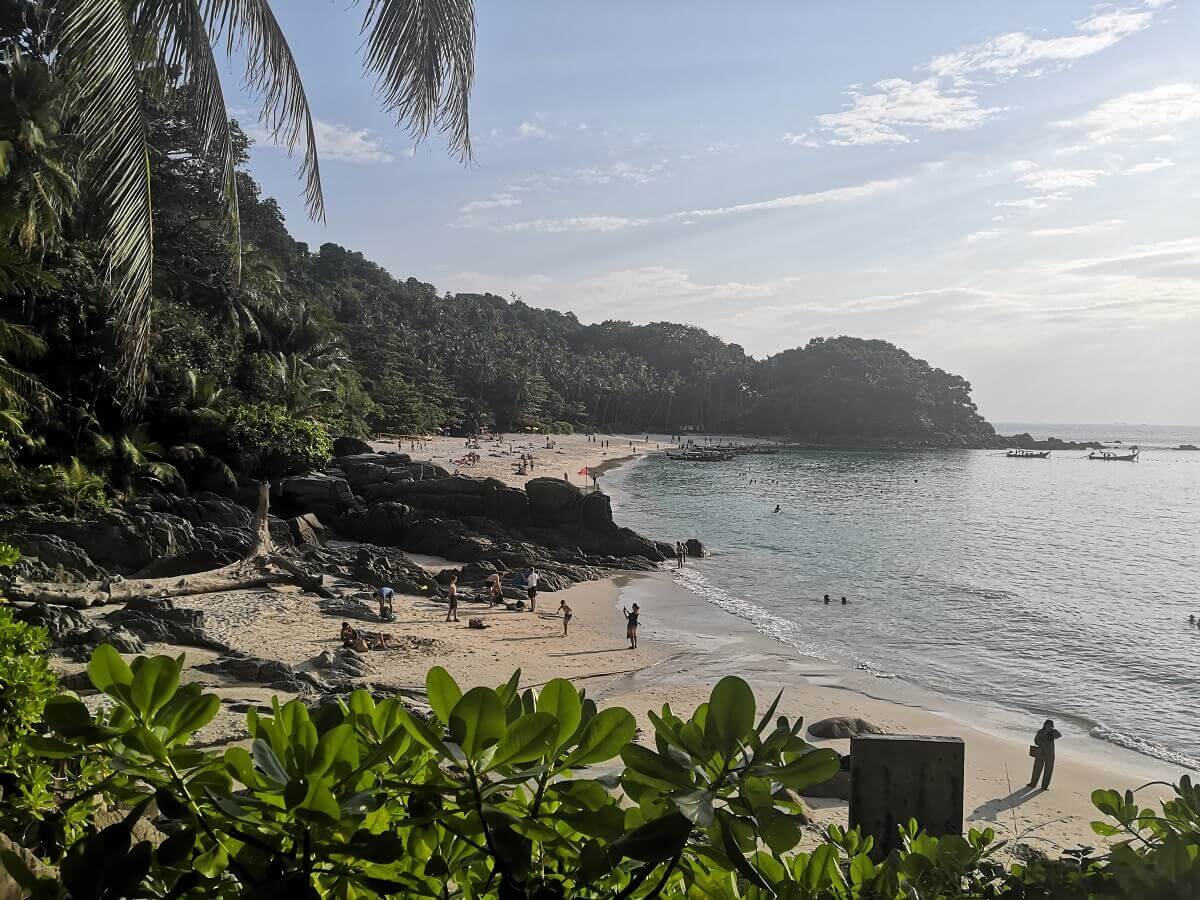 A beautiful beach in Phuket, a great choice for a couple's getaway