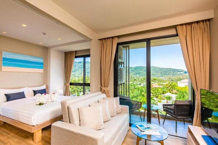 Room with countryside views at Diamond Resort in Bang Tao, a beautiful Phuket destination for couples