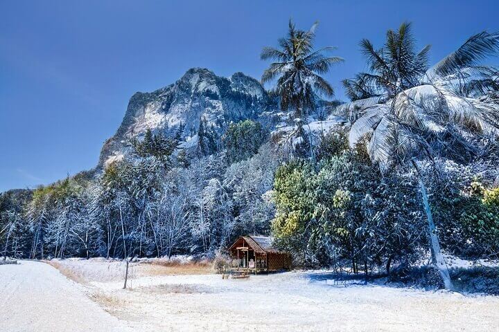 Does it snow in Thailand? - This is what Krabi would look like if it did snow there