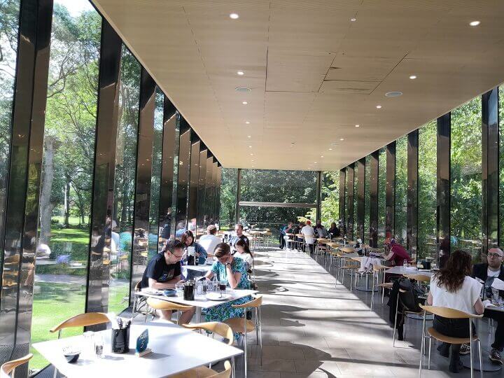 The contemporary café that brings the outside in at the Whitworth