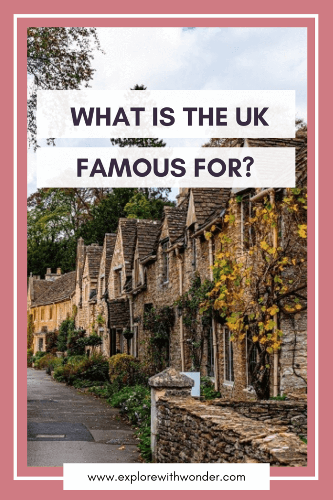 What is the UK famous for Pinterest Pin