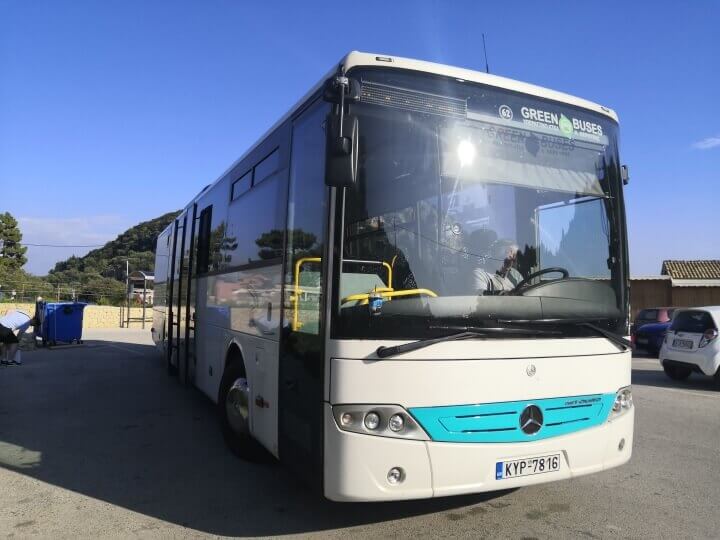 Green Buses - Corfu's intercity buses