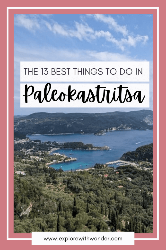 The Best Things to Do in Paleokastritsa Pinterest Pin