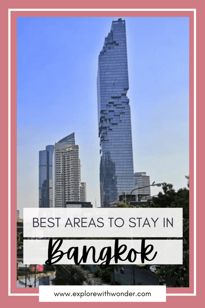 Best Areas to Stay in Bangkok Pinterest Pin
