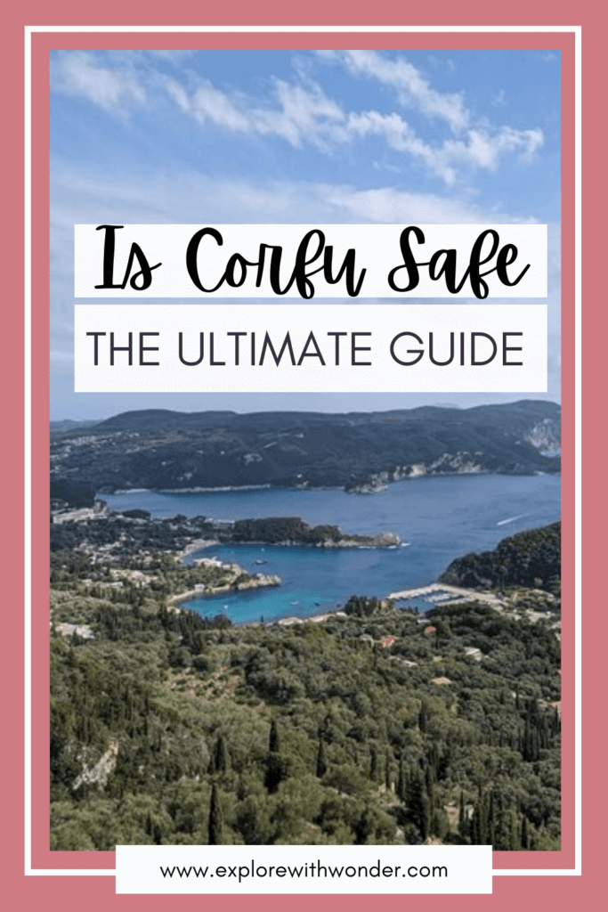 Is Corfu safe Pinterest Pin