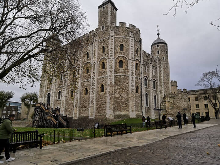The White Tower in the Tower of London